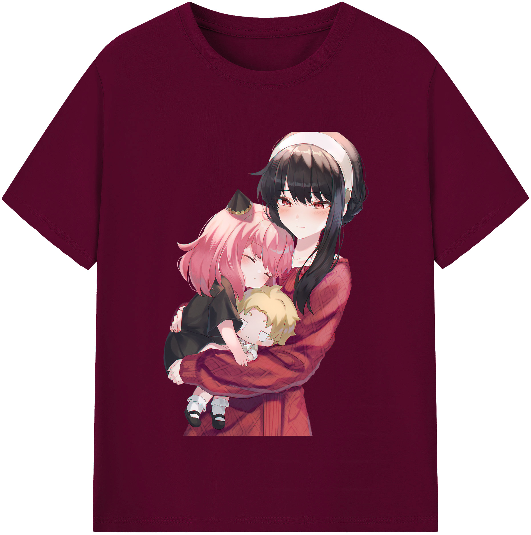 （画像用） SPY×FAMILY间谍家家酒 レディースカジュアルプリントTシャツ（綿100％）